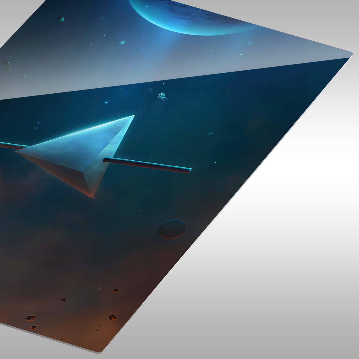 CosmicVoyage Astronaut GeometricSpaceship CO12574