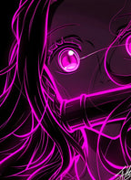 Neon Nezuko Glowing CO17181 - Image 2