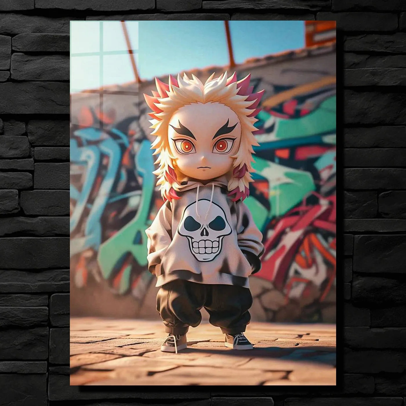 Graffiti Wall Rengoku Chibi CO13524 - Image 1