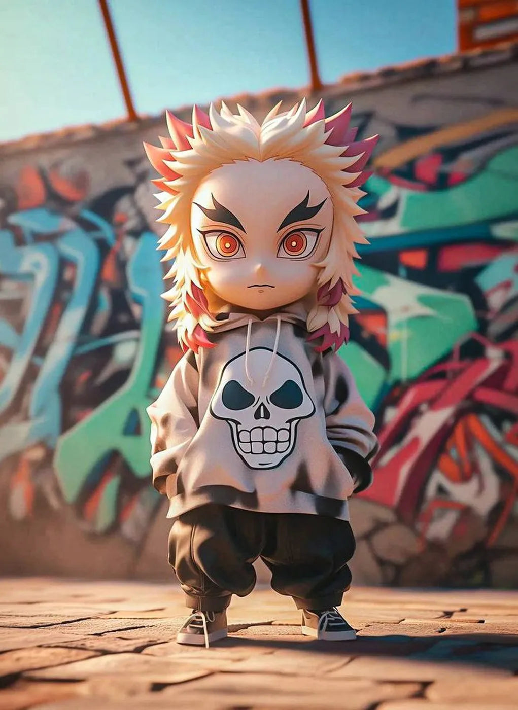 Graffiti Wall Rengoku Chibi CO13524 - Image 2
