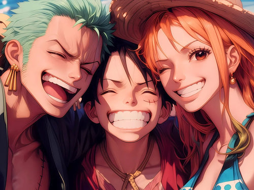 Zoro Luffy Nami Smiling CO18068 - Image 2