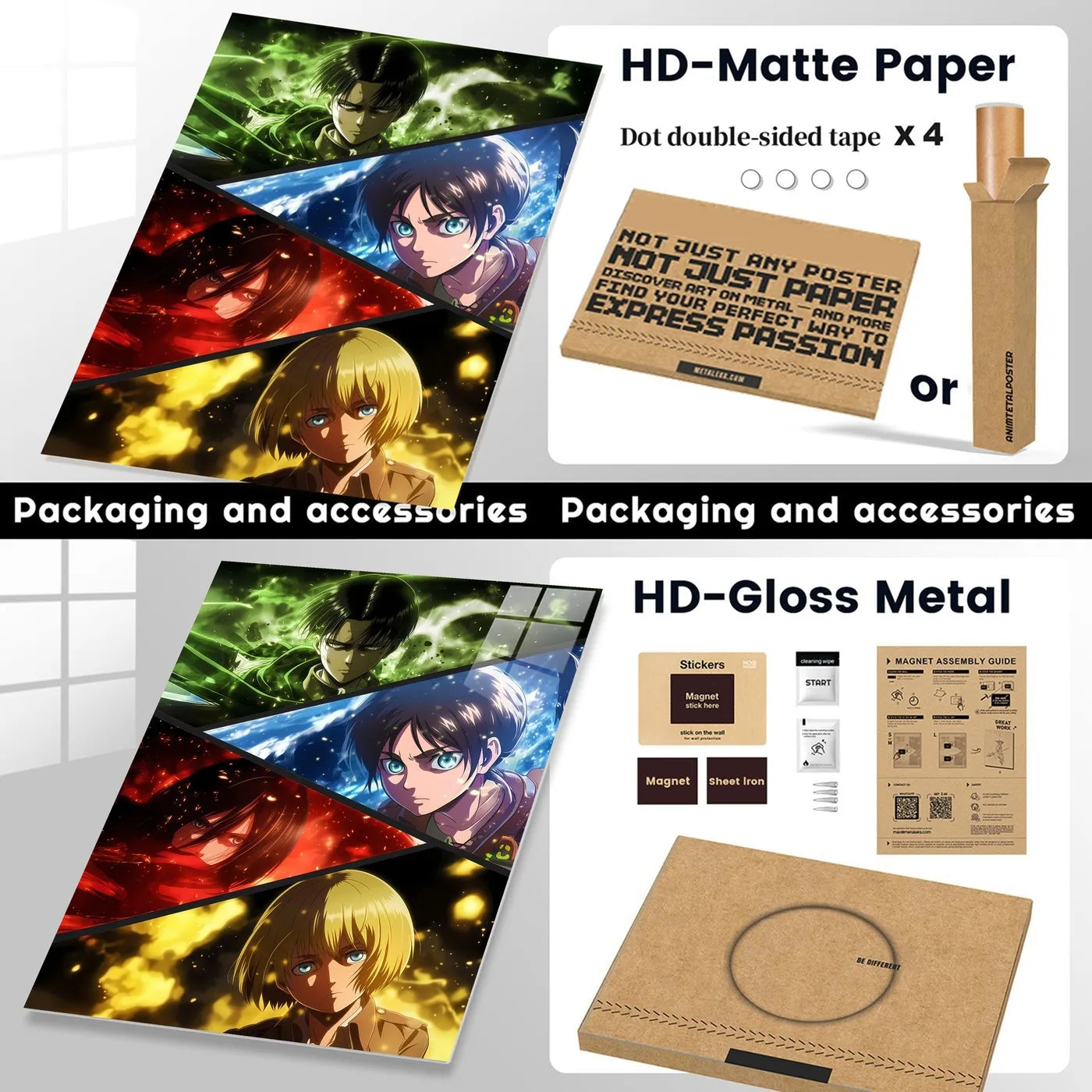 Levi Ackerman Eren Yeager Dynamic CO10142 - Image 12