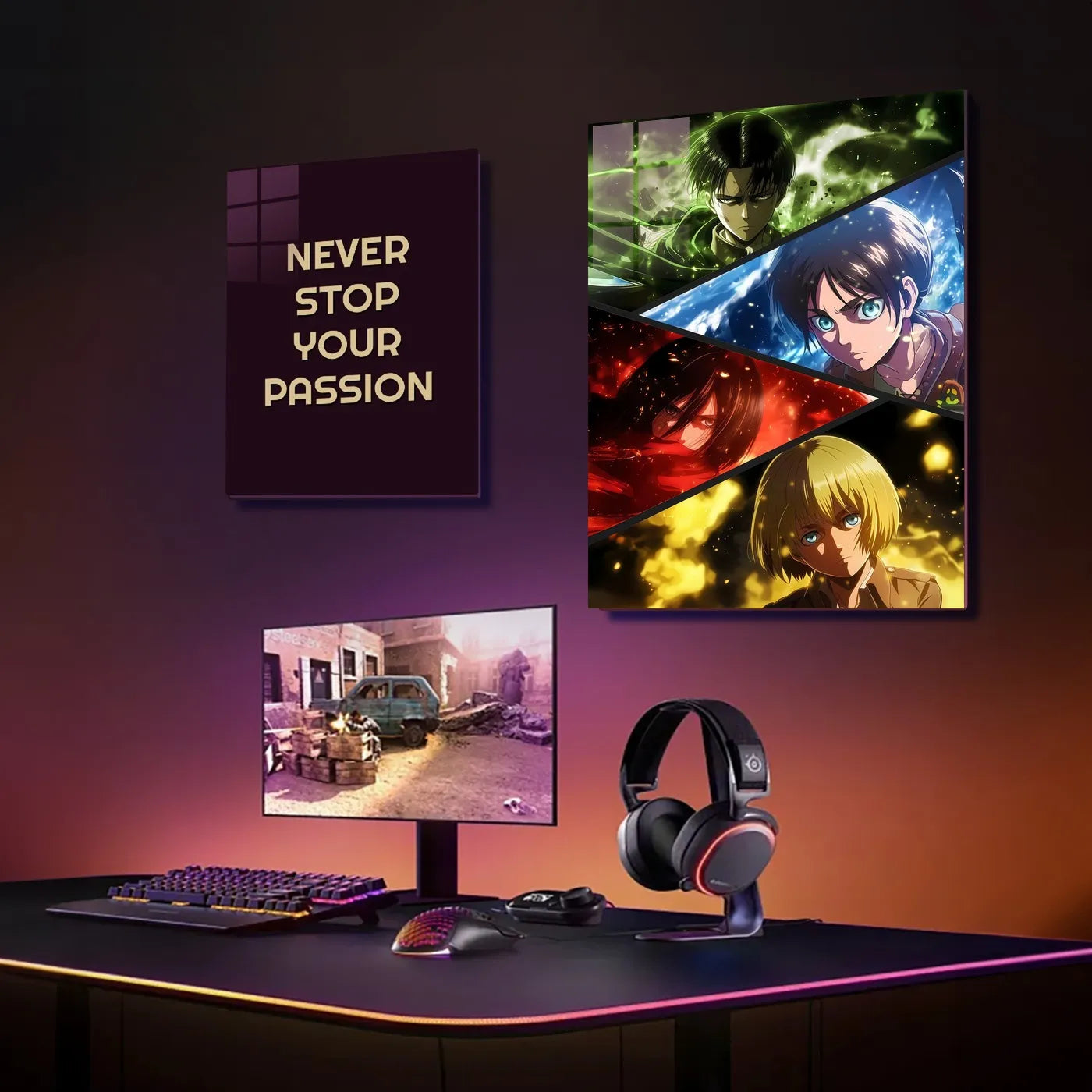 Levi Ackerman Eren Yeager Dynamic CO10142 - Image 3