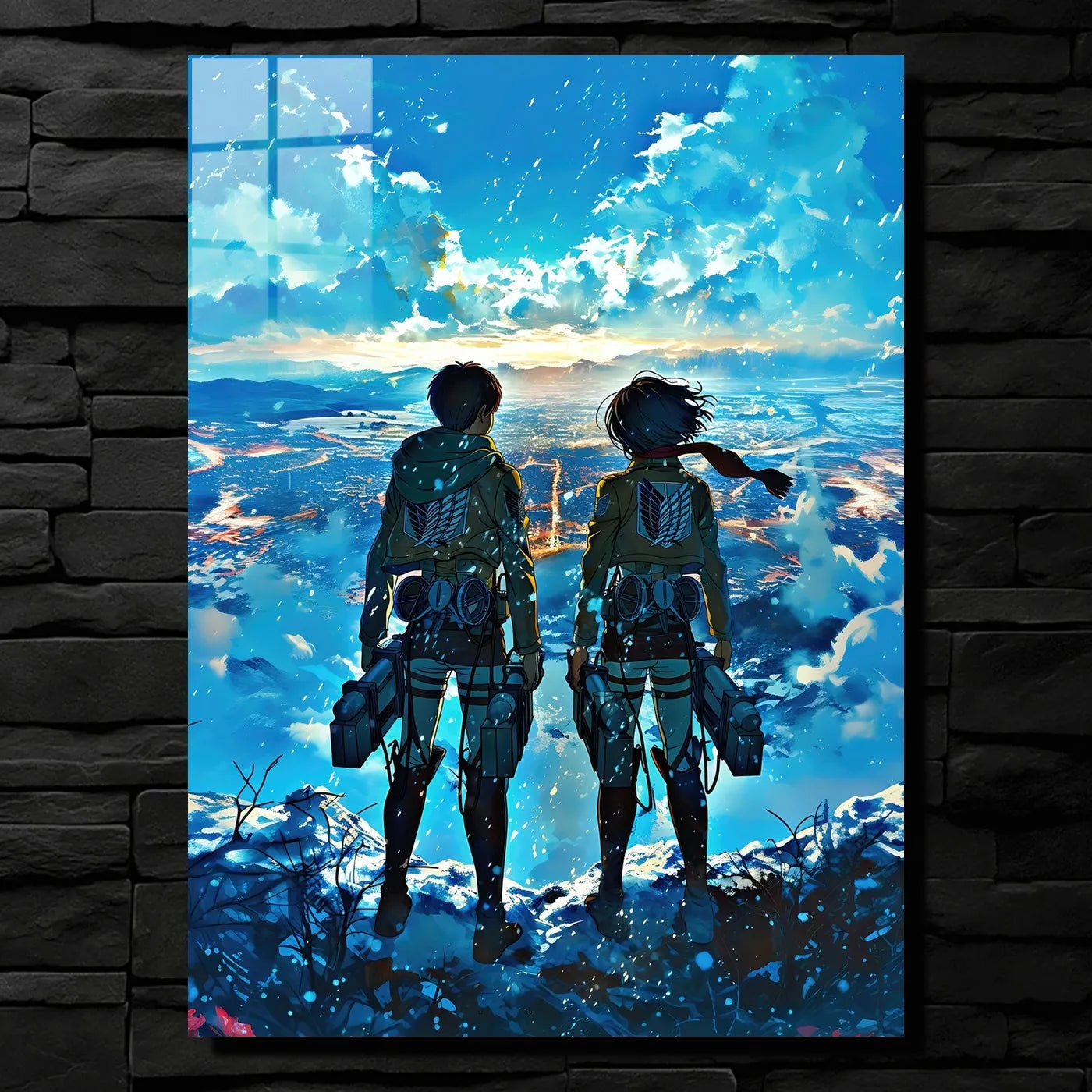 Eren Mikasa OverlookingCity CO10139 - Image 1
