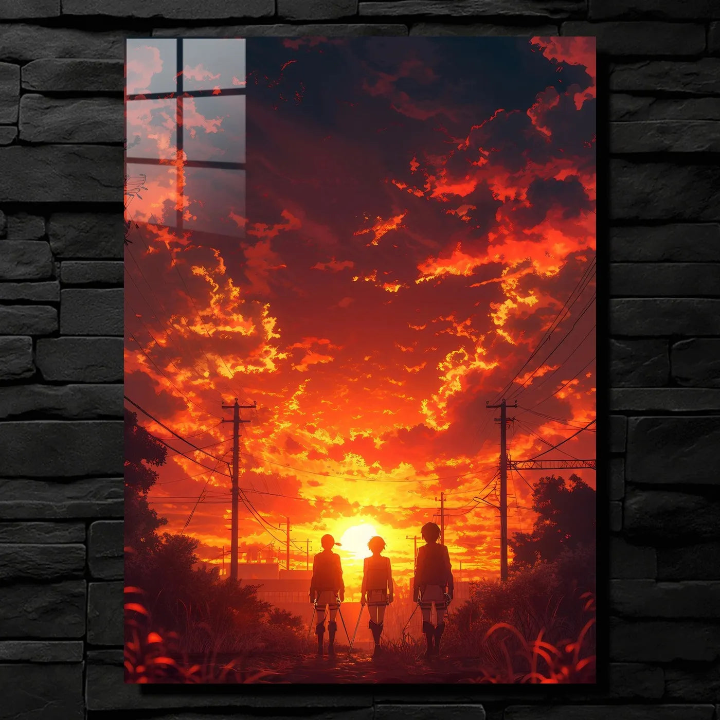 ErenMikasaArmin FierySunset CO12623 - Image 1