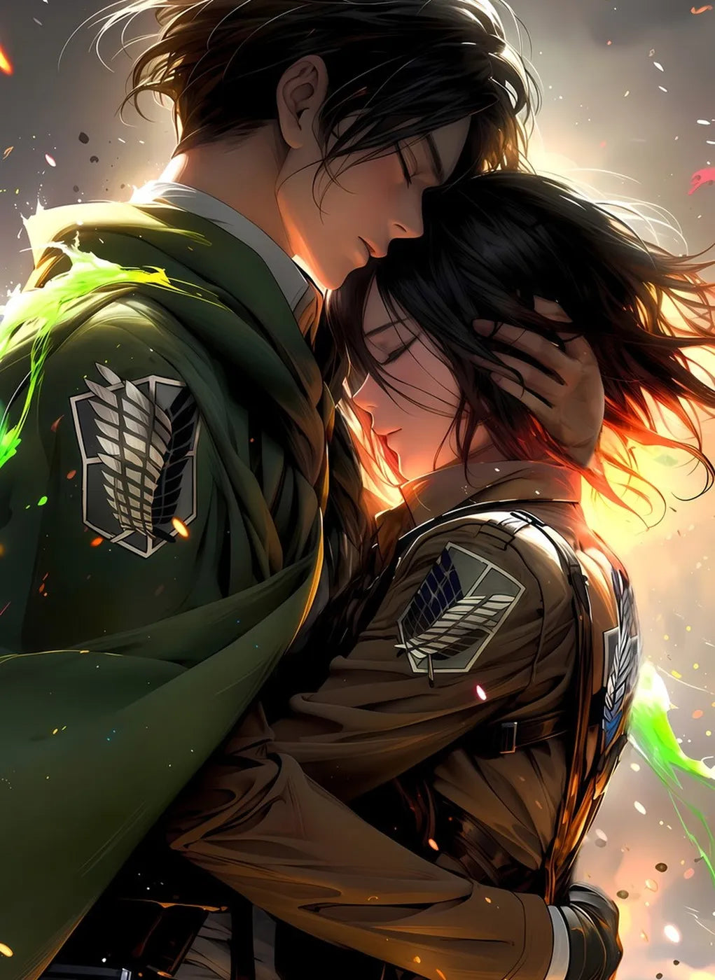 Levi Mikasa Embracing CO17701 - Image 2