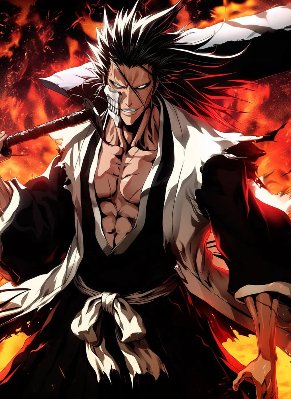 Kenpachi Zaraki Hollowfied Intense CO18189 - Image 2