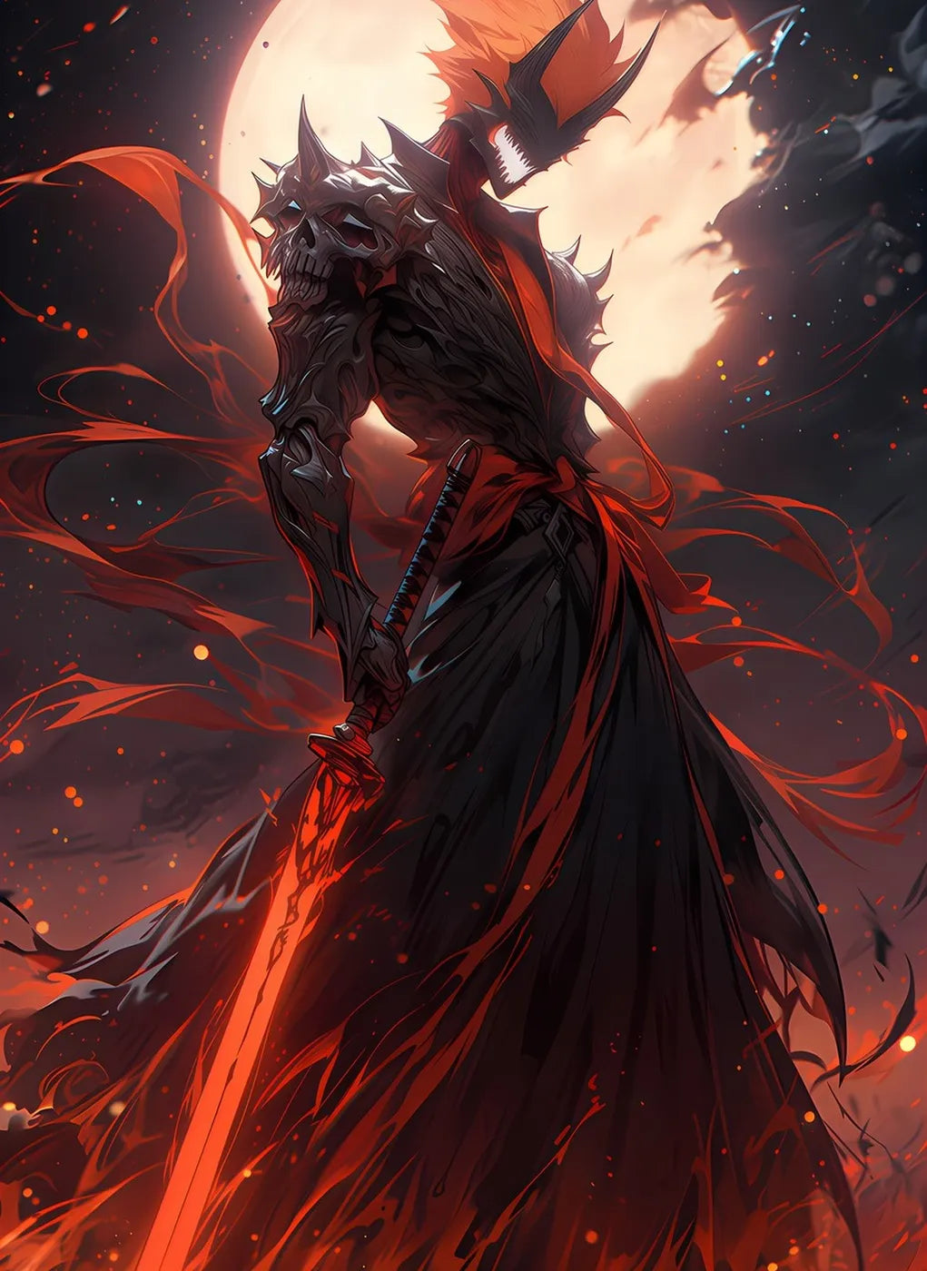 Moonlit Warrior FieryBlade Demonic CO14335 - Image 2