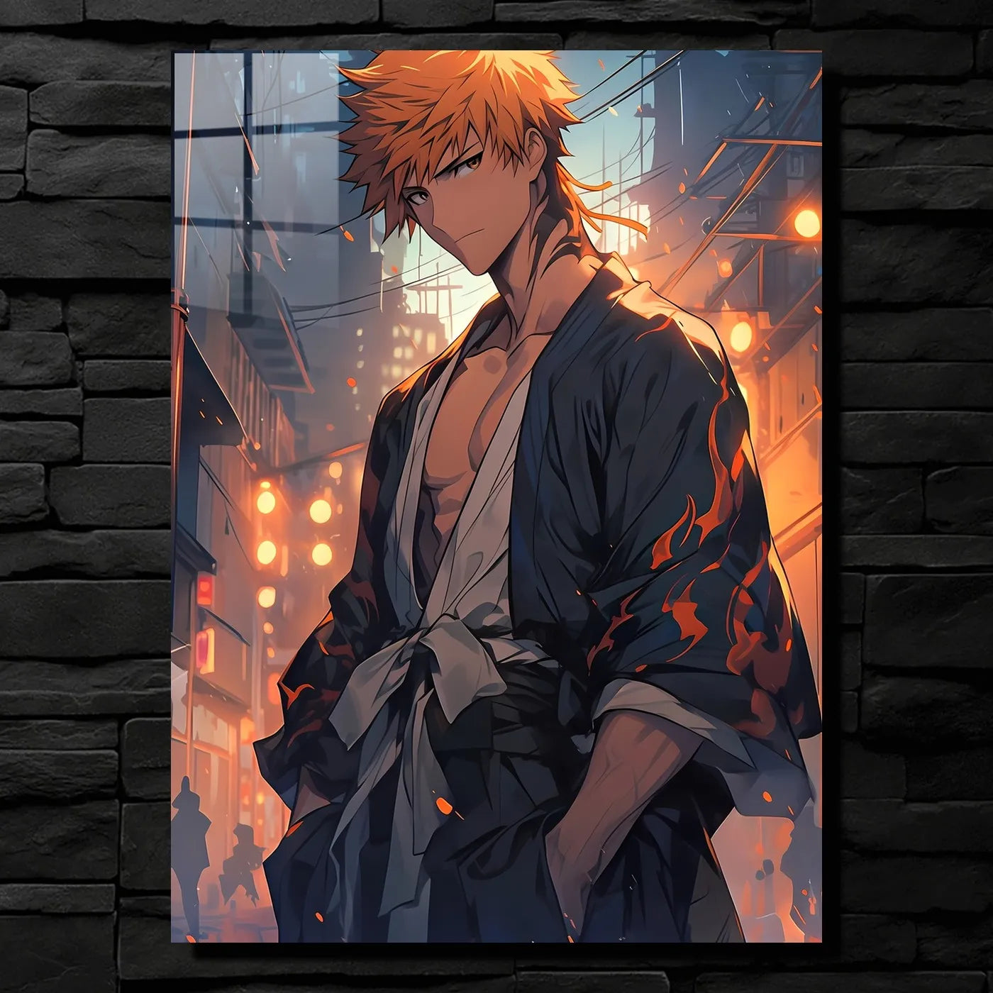 Ichigo Kurosaki Kimono CO14321 - Image 1
