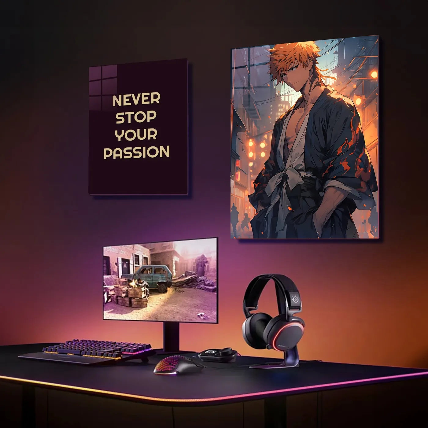 Ichigo Kurosaki Kimono CO14321 - Image 3