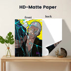 Original Art Man Smoking Intense CO17973 - Image 7