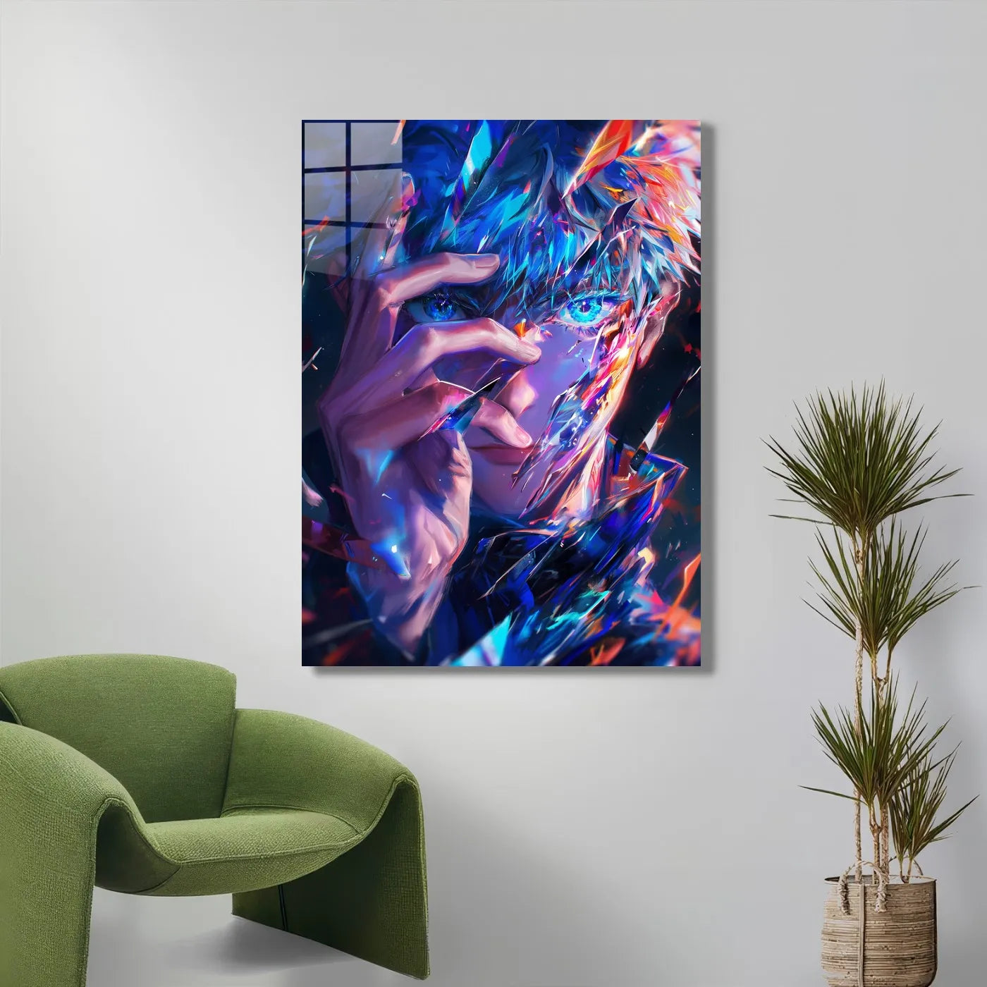 Shattered Gaze Satoru Gojo Abstract CO13738 - Image 5