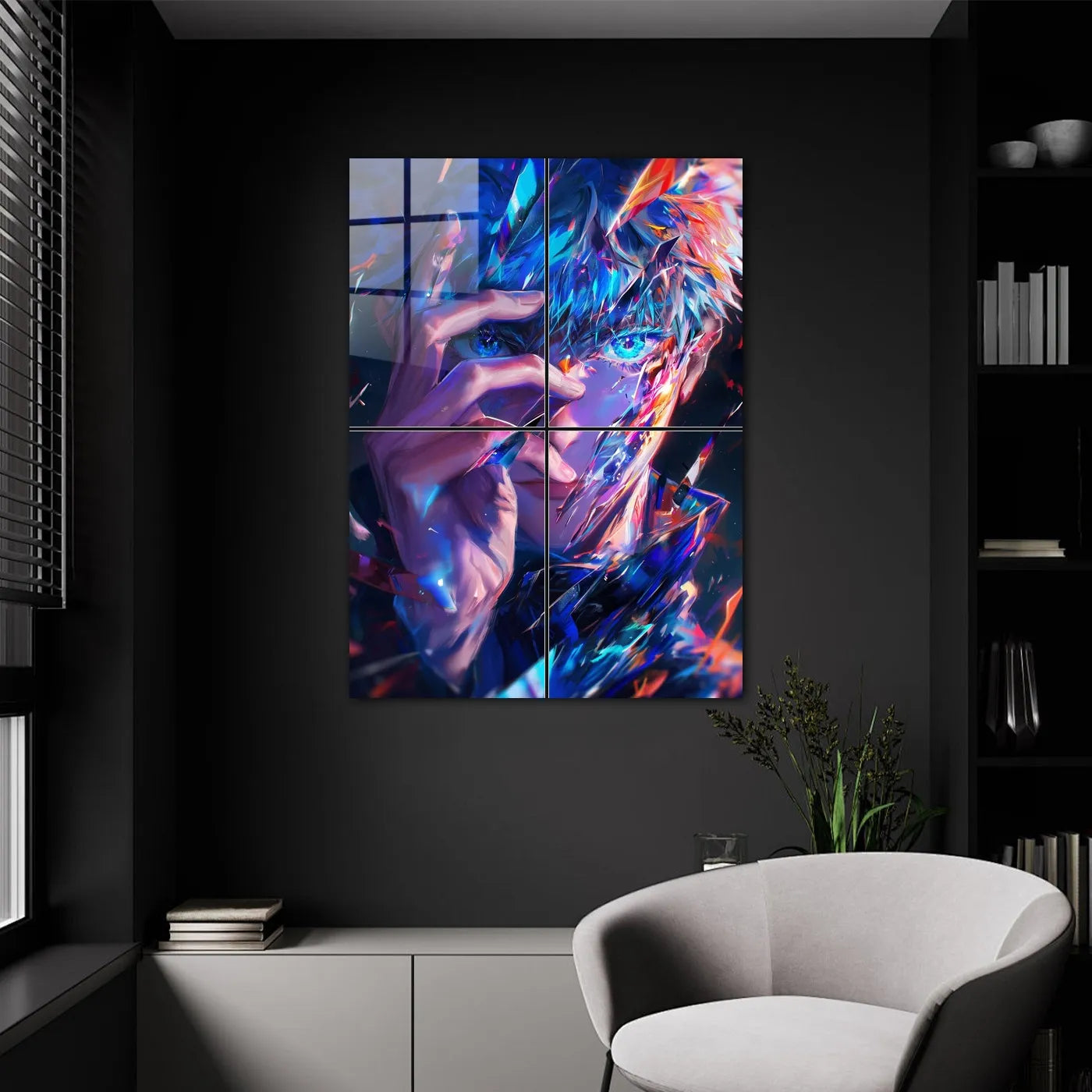 Shattered Gaze Satoru Gojo Abstract CO13738 - Image 9