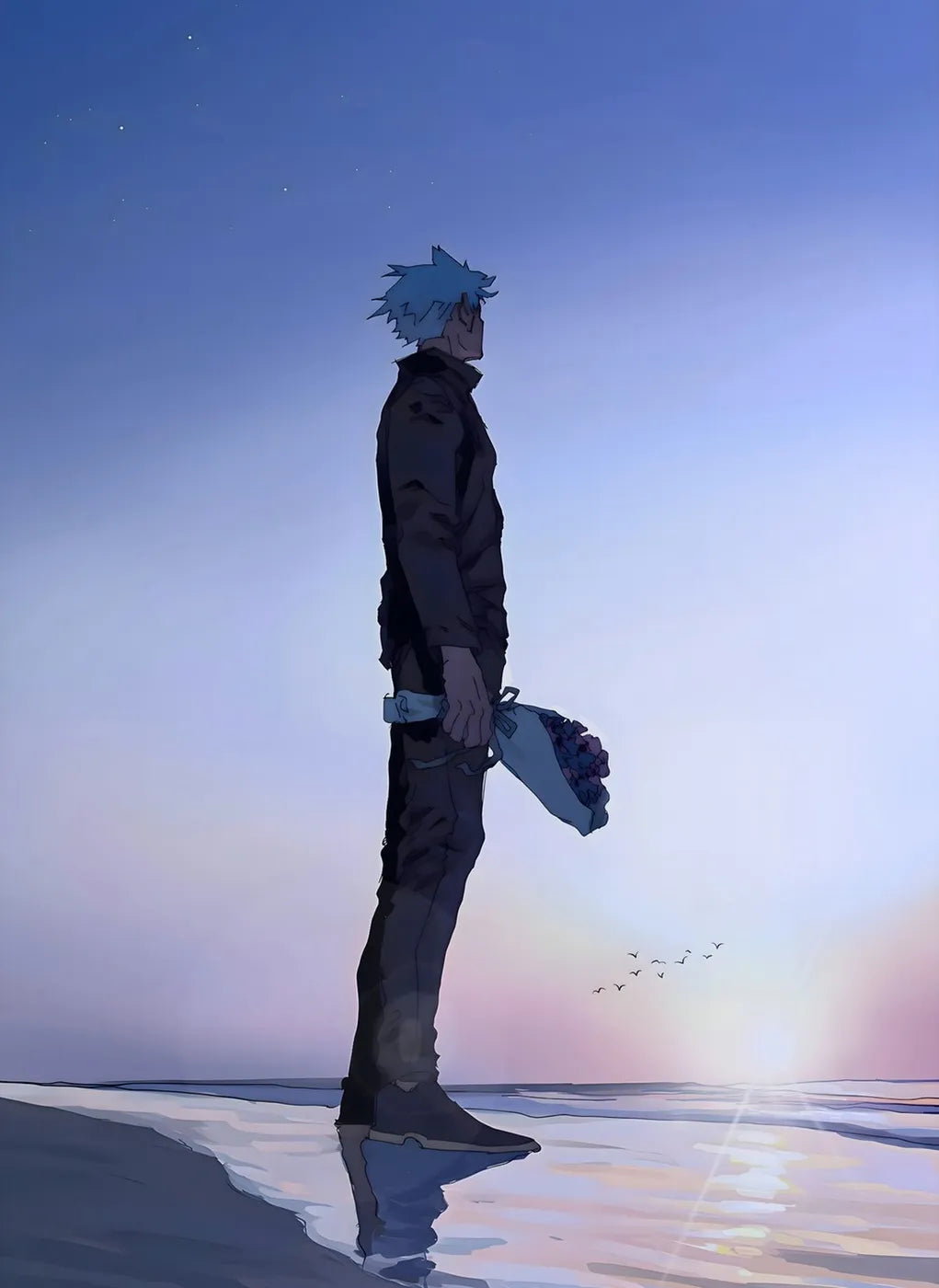 Beach Sunset GojoSatoru Thoughtful CO13260 - Image 2