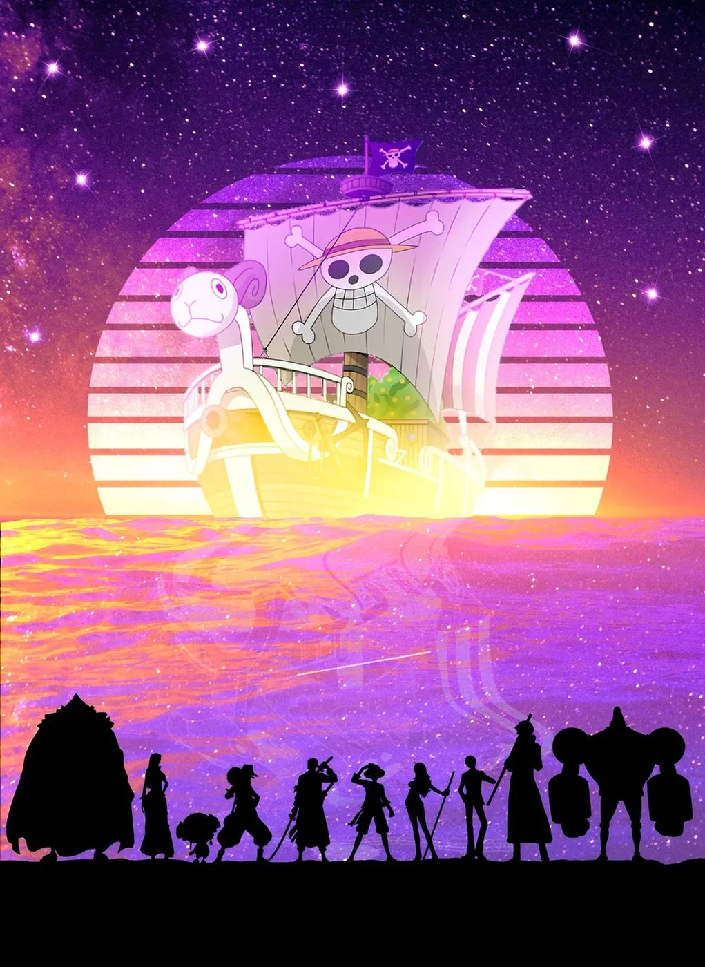 StrawHatPirates RetroSunset CO11665 - Image 2