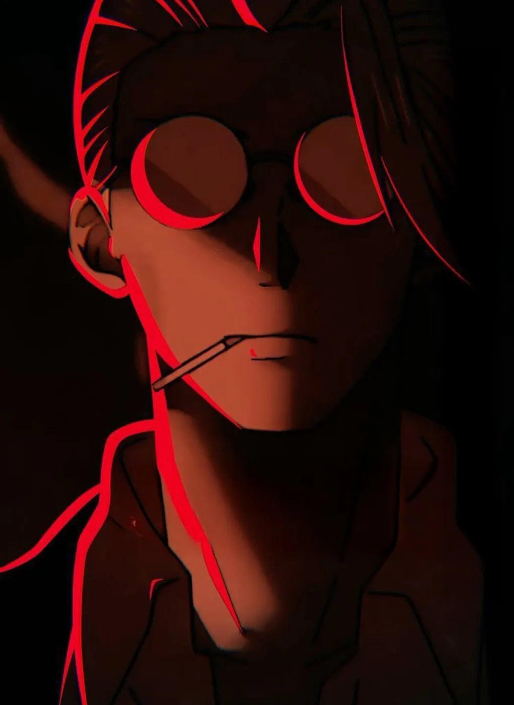 Anime Man Smoking Intense CO17974 - Image 2