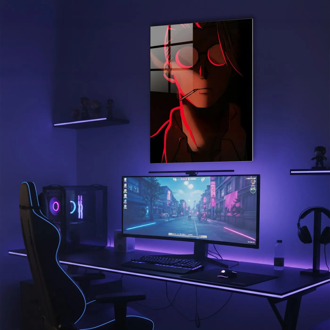 Anime Man Smoking Intense CO17974 - Image 3