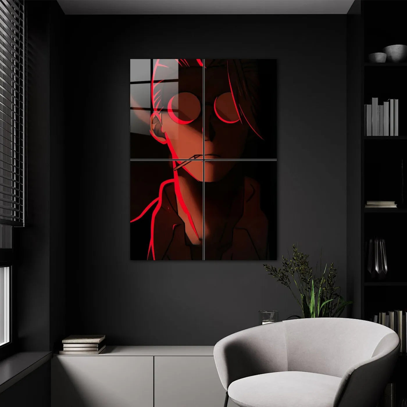 Anime Man Smoking Intense CO17974 - Image 9