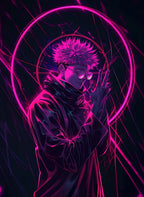 Neon Sorcerer SatoruGojo Glowing CO17790 - Image 2