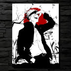 Red Sun Anime Boy Stylized CO13234 - Image 1