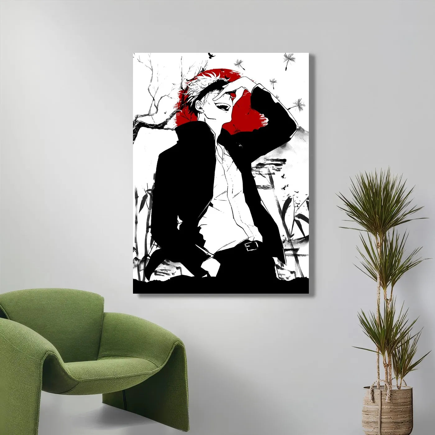 Red Sun Anime Boy Stylized CO13234 - Image 5