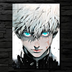 Anime Boy Intense Gaze CO13223 - Image 1