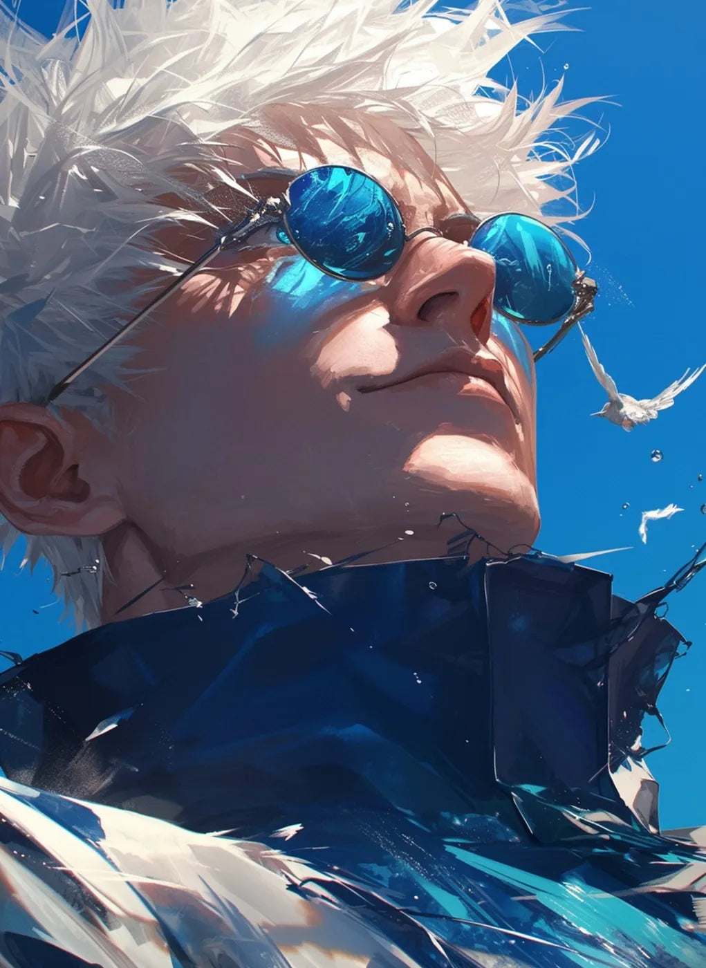 Gojo Satoru Blue Sunglasses CO13158 - Image 2