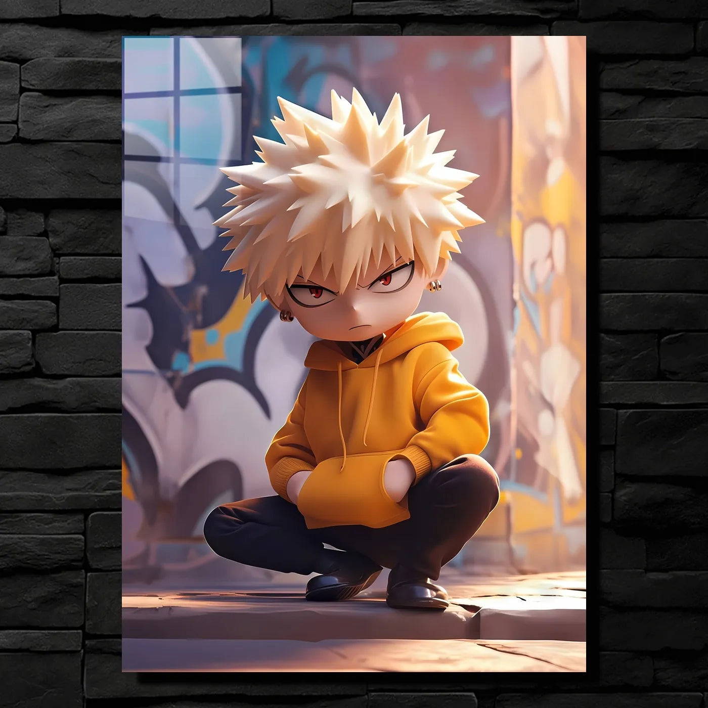 Graffiti Wall Bakugo Angry CO11246 - Image 1