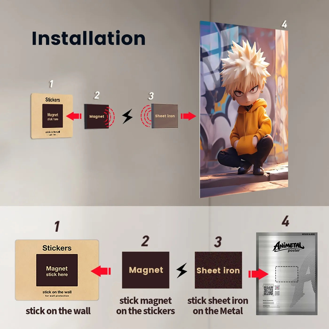 Graffiti Wall Bakugo Angry CO11246 - Image 13