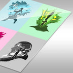 Gon Hisoka Killua Kurapika Silhouettes CO14262 - Image 11