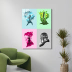 Gon Hisoka Killua Kurapika Silhouettes CO14262 - Image 5