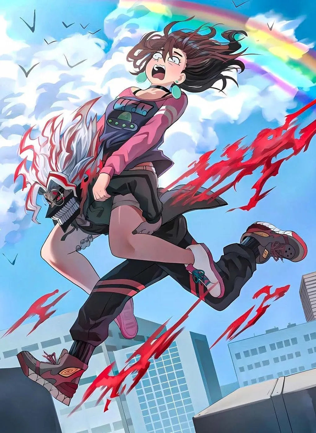 Uraraka Ochaco Ken Kaneki Flying CO10270 - Image 2