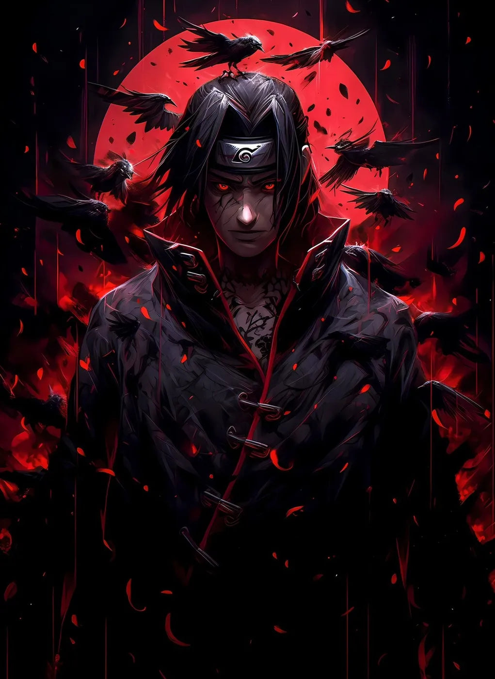 Crimson Moon Itachi Uchiha Brooding CO17536 - Image 2
