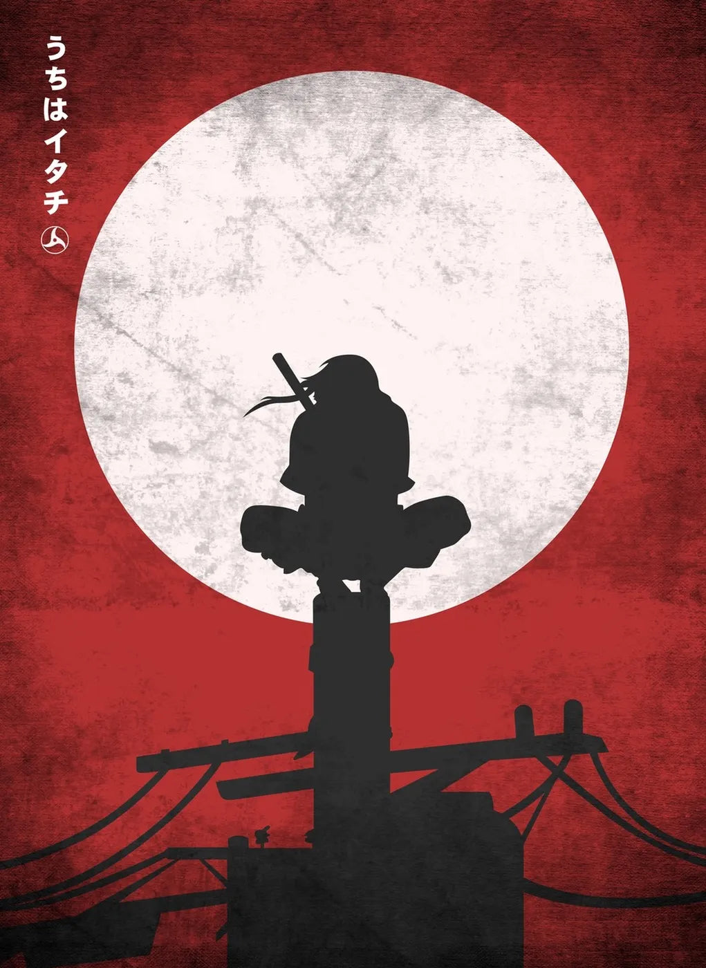 Naruto Itachi Uchiha Silhouette CO13611 - Image 2