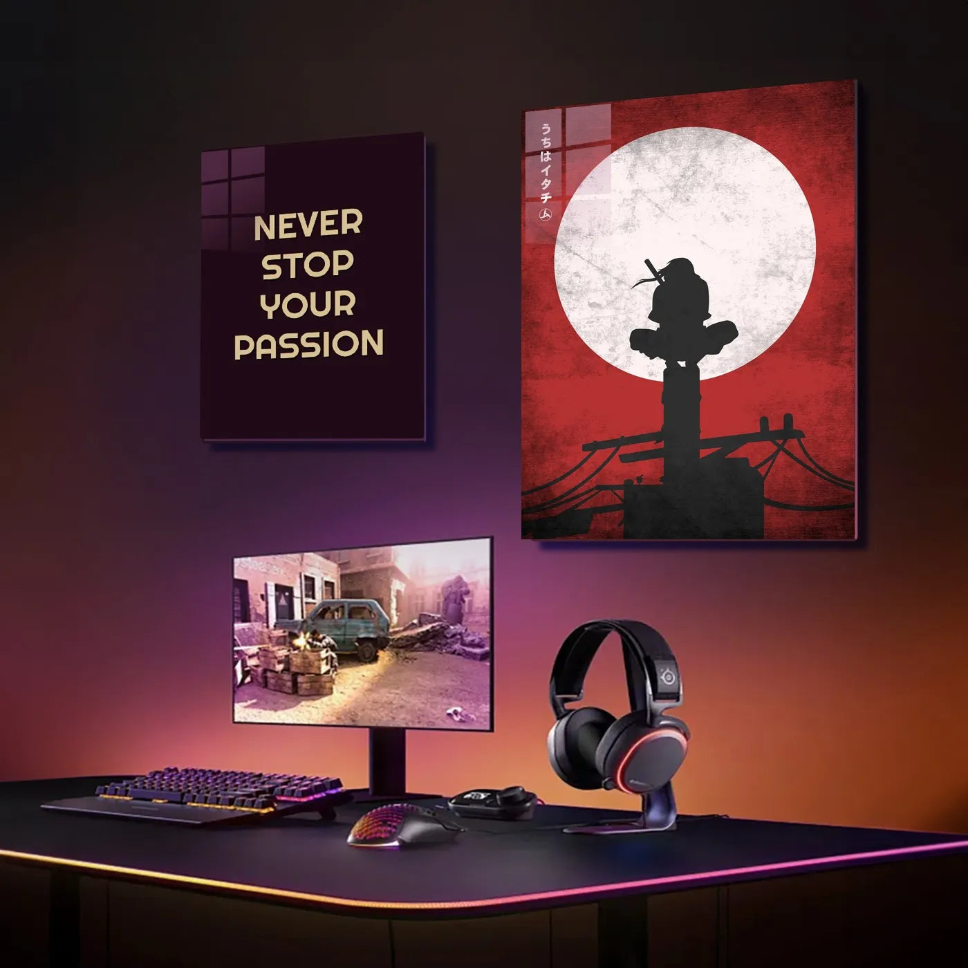 Naruto Itachi Uchiha Silhouette CO13611 - Image 3