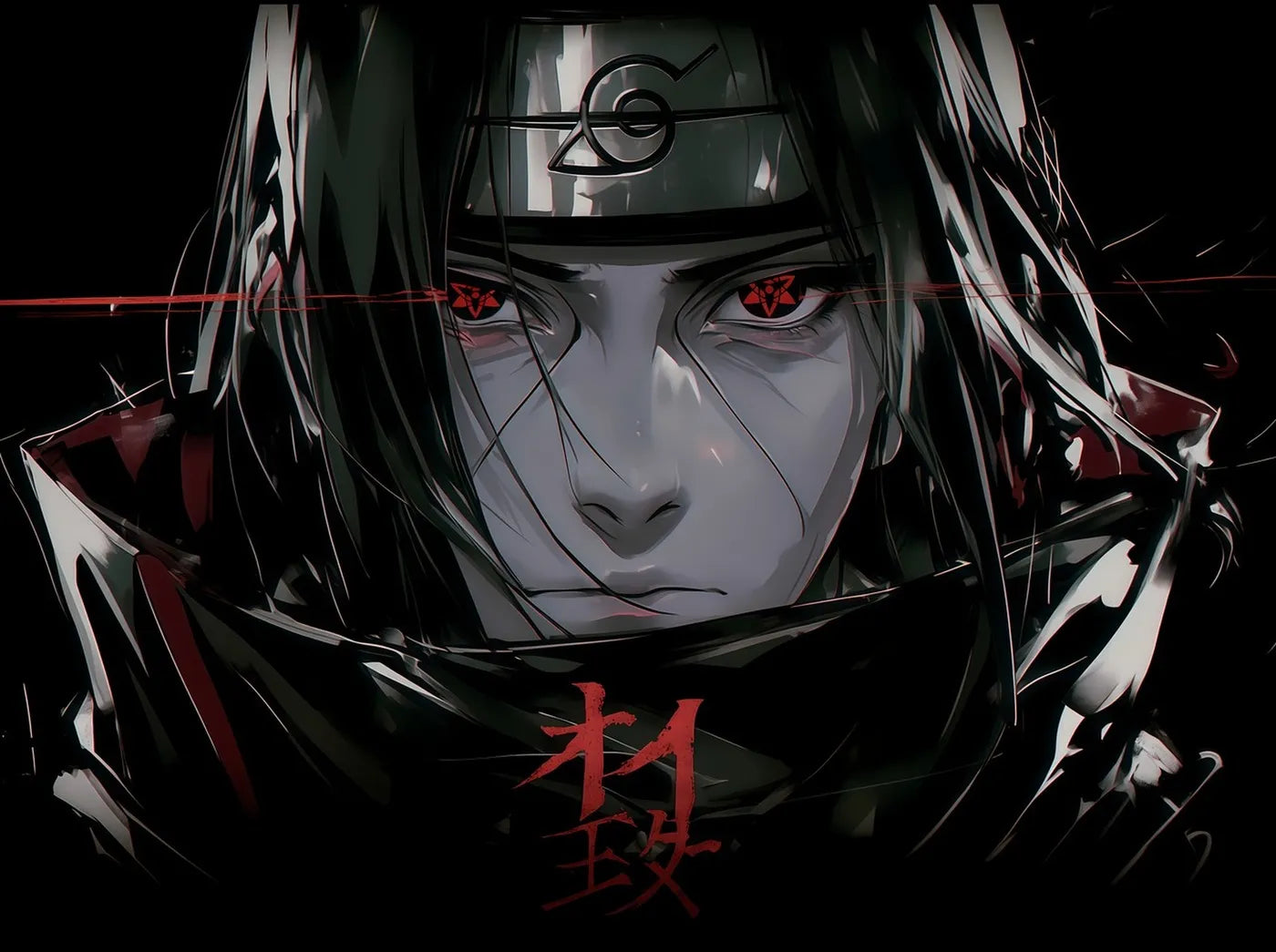 Naruto Itachi Uchiha Mangekyo Sharingan CO18070 - Image 2