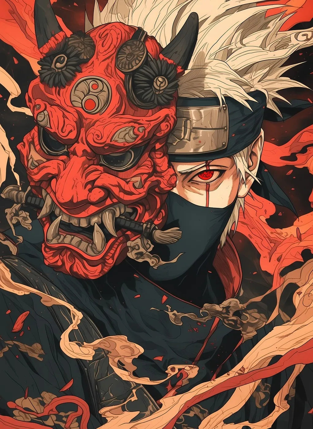 OniMask Kakashi Hatake Intense CO14292 - Image 2