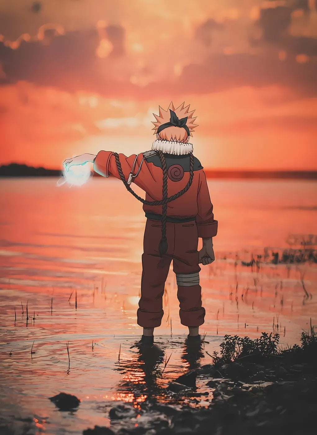 Naruto NarutoUzumaki RasenganSunset CO17597 - Image 2