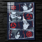 Naruto Sasuke Uchiha Kakashi Hatake Sharingan Montage CO14310 - Image 1