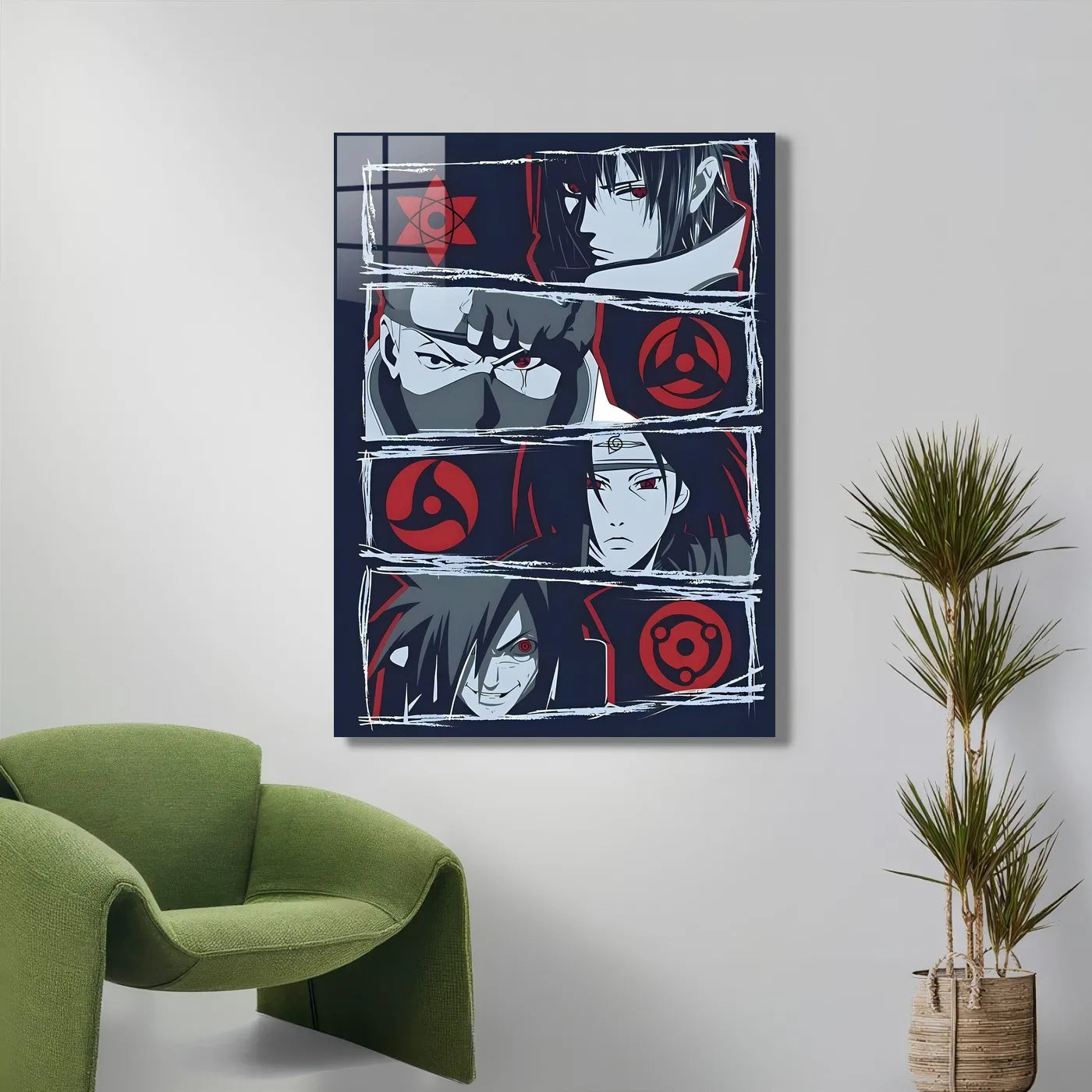 Naruto Sasuke Uchiha Kakashi Hatake Sharingan Montage CO14310 - Image 5