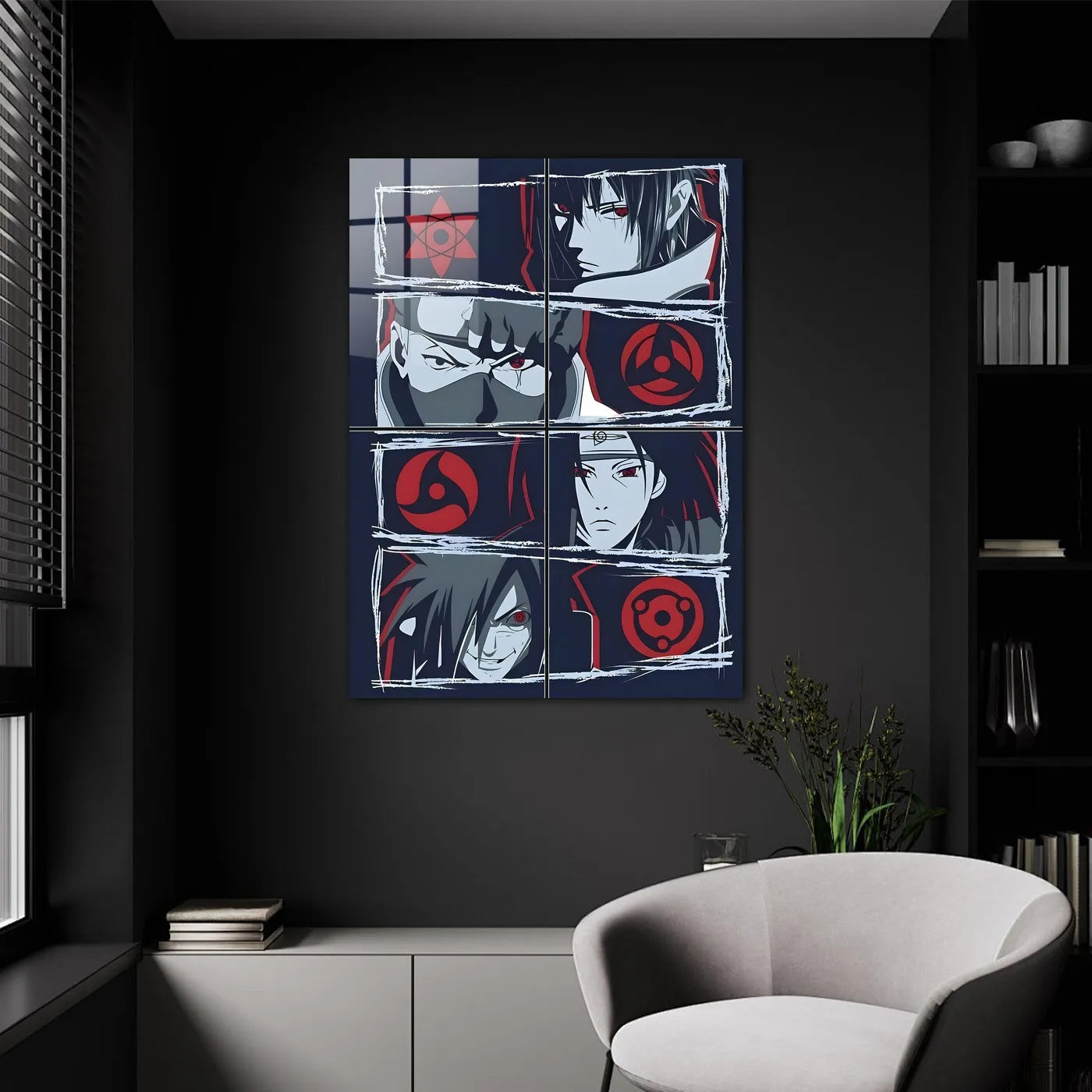 Naruto Sasuke Uchiha Kakashi Hatake Sharingan Montage CO14310 - Image 9
