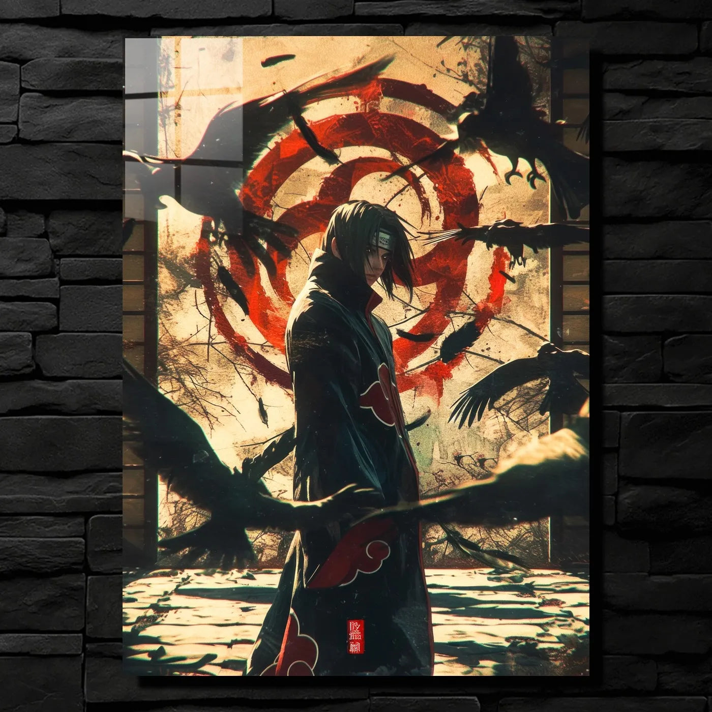 Crimson Swirl Itachi Uchiha Brooding CO13593 - Image 1