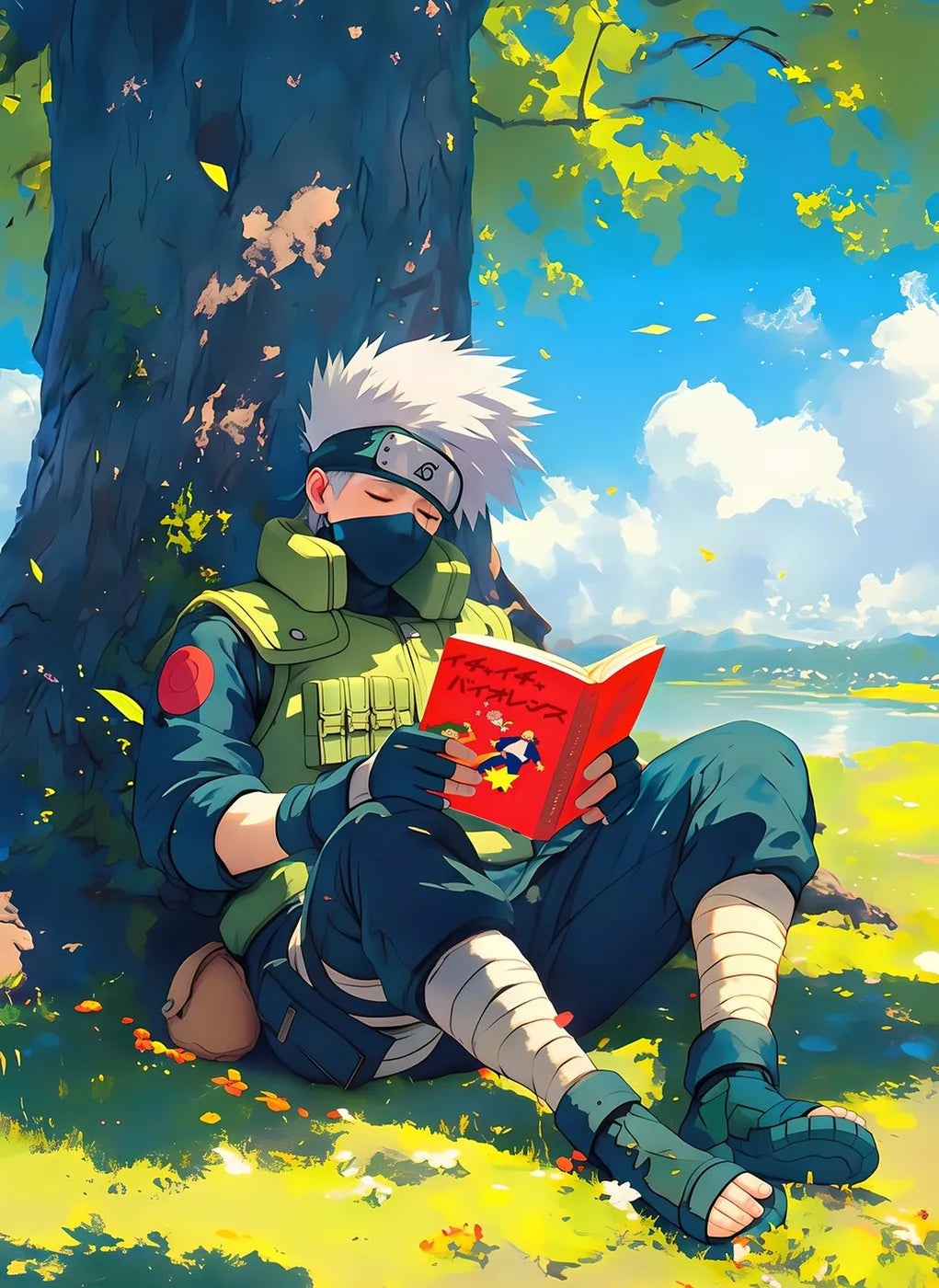 Reading Kakashi Relaxing CO10091 - Image 2