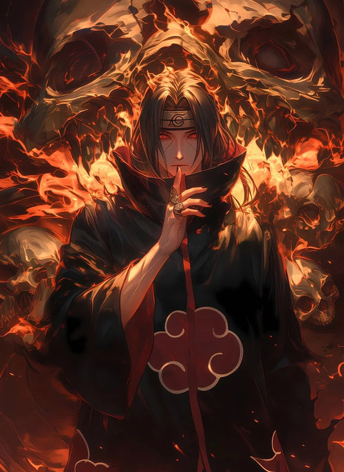BurningSkull Itachi Uchiha Intense CO17547 - Image 2