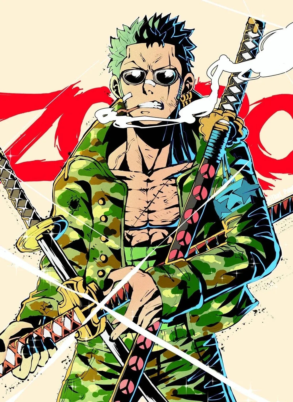 RoronoaZoro CamouflageSwordsman CO12817 - Image 2