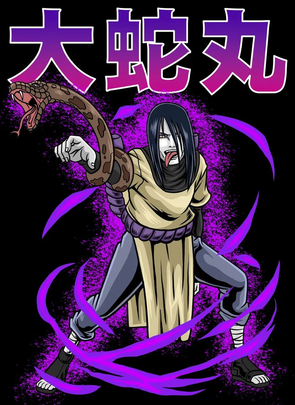 Naruto Orochimaru Purple Aura CO17261 - Image 2