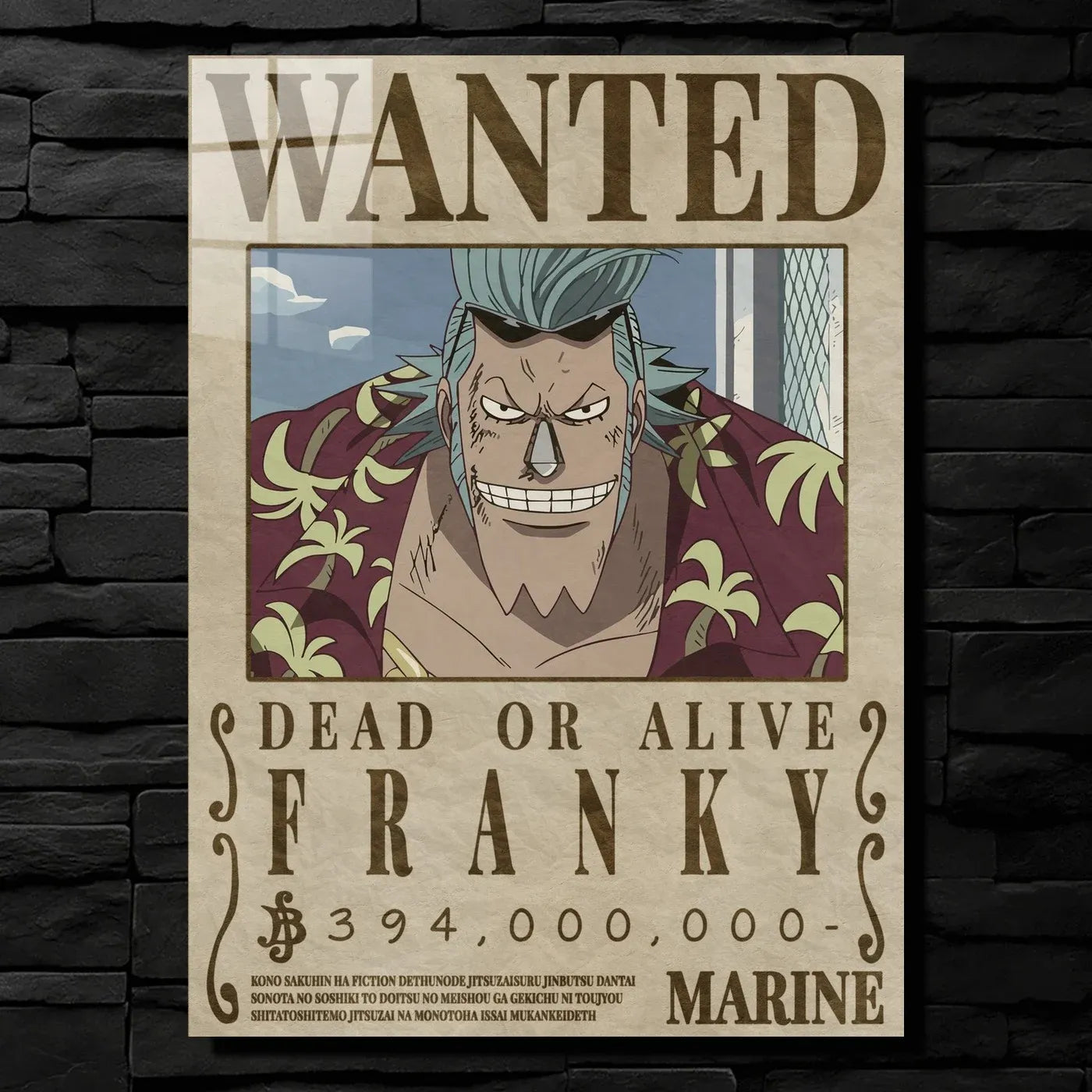 Franky WantedPoster CO12603 - Image 1