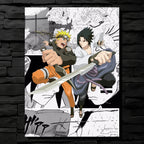 Naruto Naruto Sasuke Fighting CO17611 - Image 1