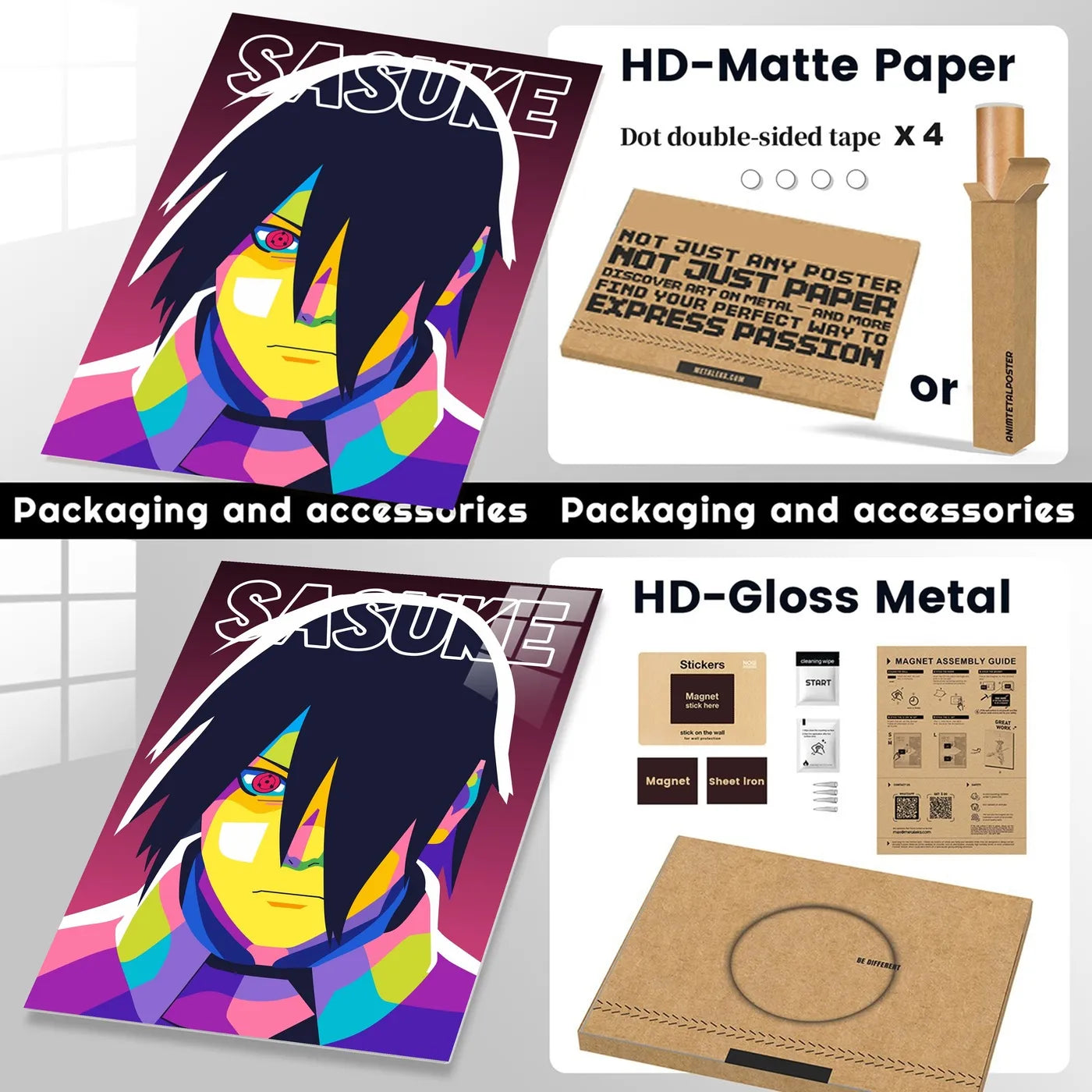 PopArt Sasuke Uchiha Colorful CO17557 - Image 12