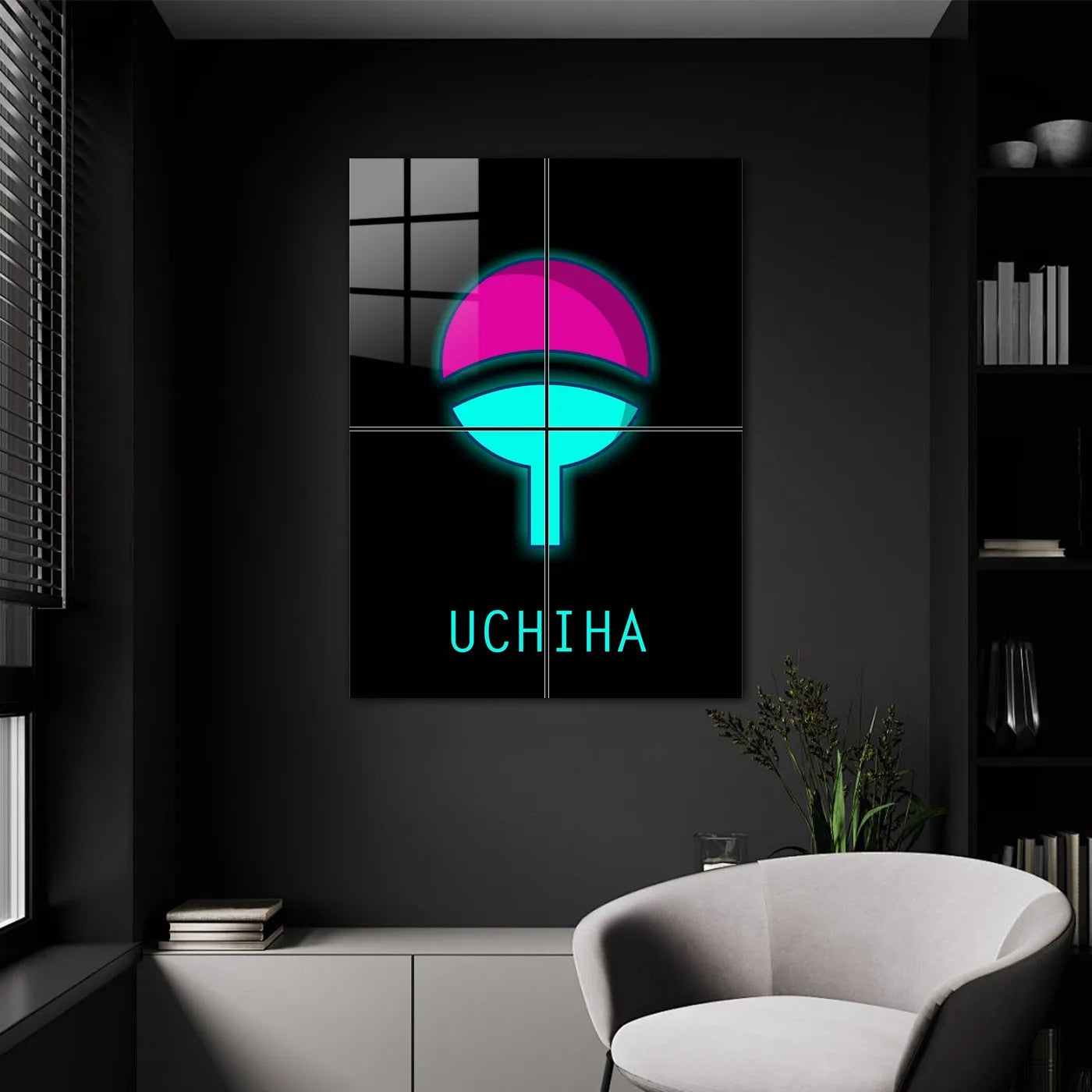 Naruto Uchiha Clan Symbol Neon CO17537 - Image 9